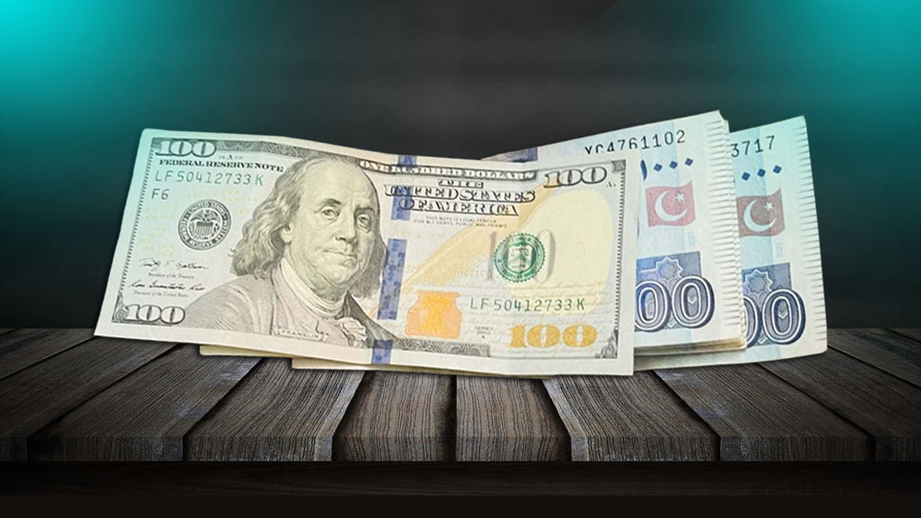 US dollar in Pakistani rupee