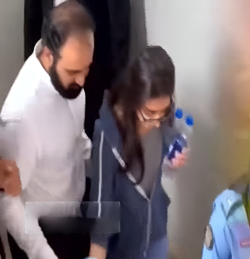 Iman Mazari and her husband, Hadi Ali Chatha, were released from the Adiala Jail, Rawalpindi after being granted bail.