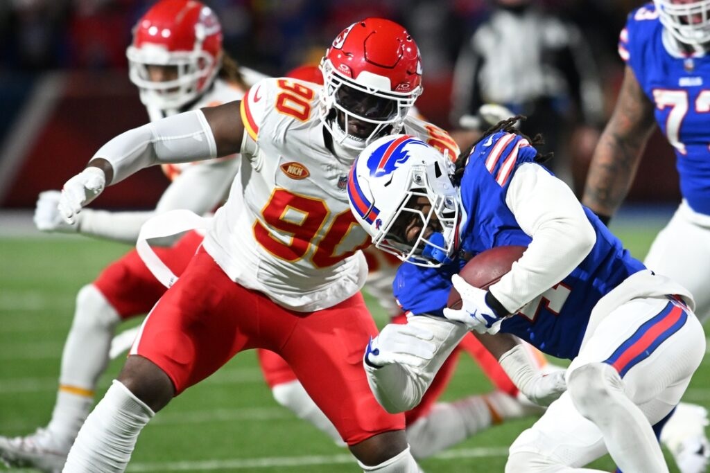 NFL team, Kansas City Chiefs activated running back Isiah Pacheco and defensive end Charles Omenihu off injured reserve.
