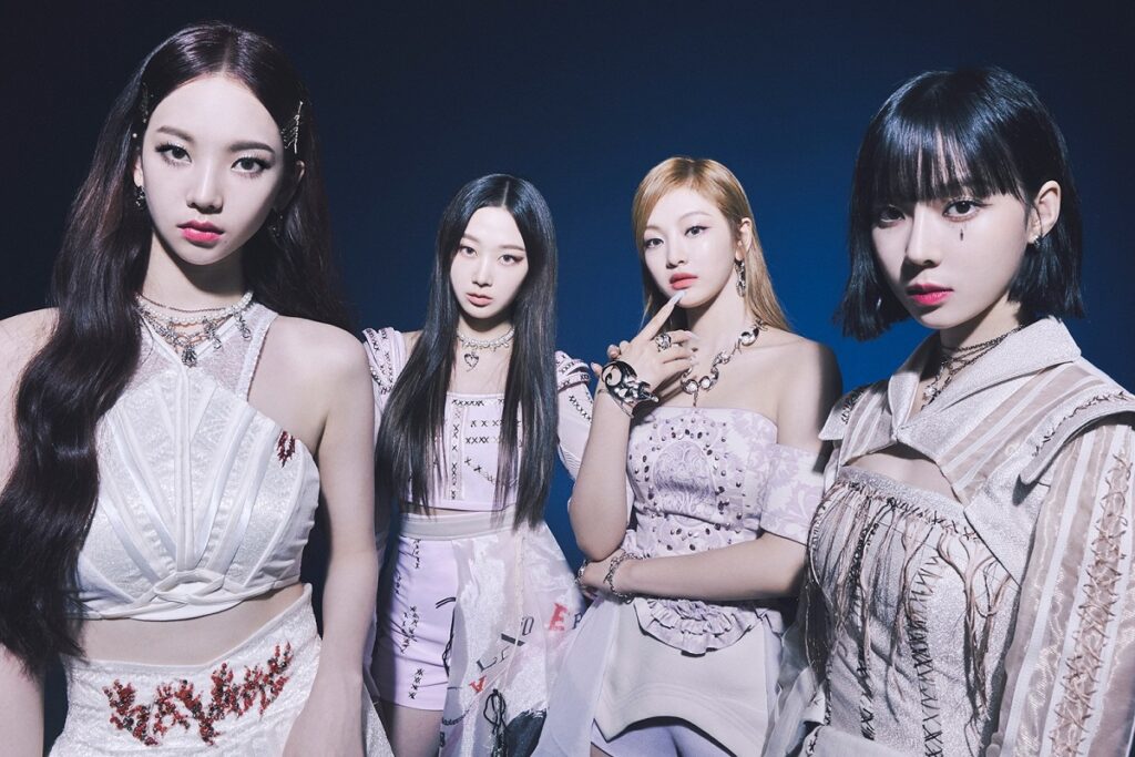 K-pop girl group aespa reached a huge achievement with the release of their new mini album “Whiplash”.