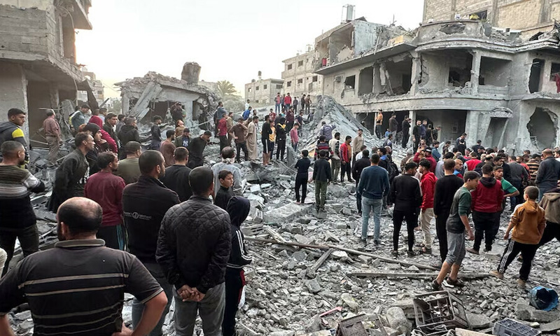 Israeli strikes across Gaza