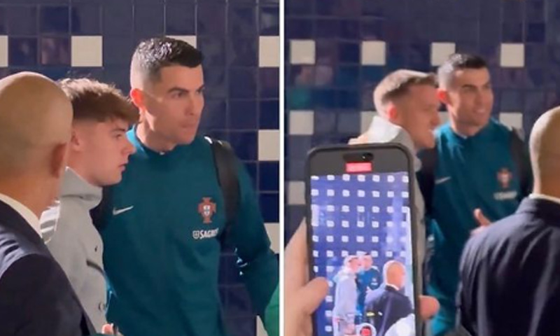 Poland's Zielinski defends photo with Ronaldo