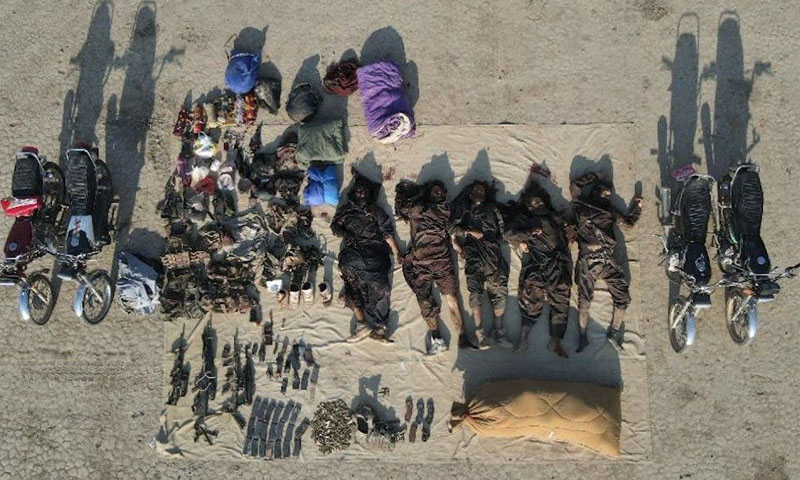 Khwarij terrorists bodies