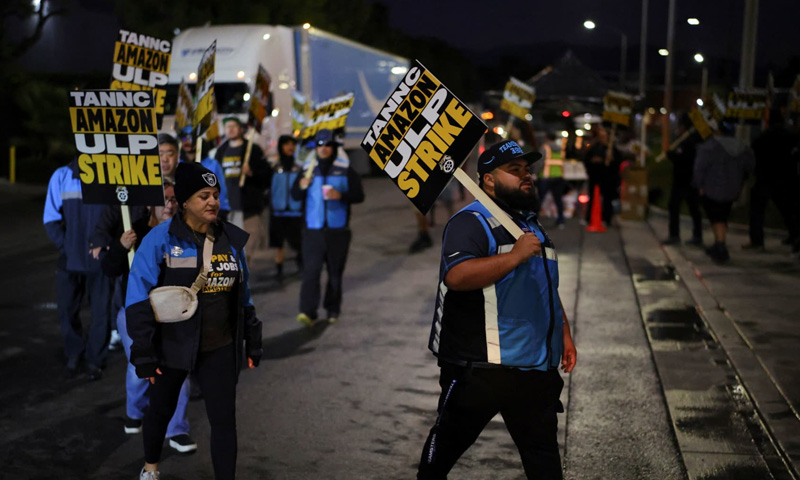 Amazon workers strike