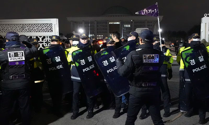 South Korea’s parliament rejects martial law; ruling party urges to lift it