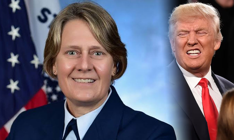 Trump fires first woman to head a US military service