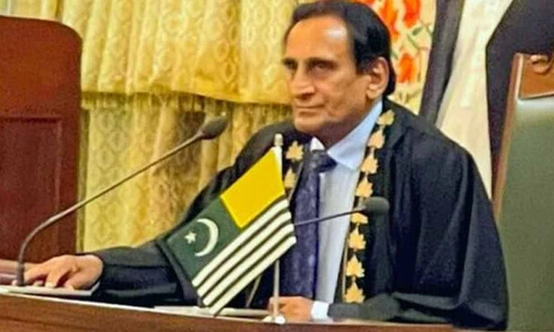 AJK speaker’s convoy