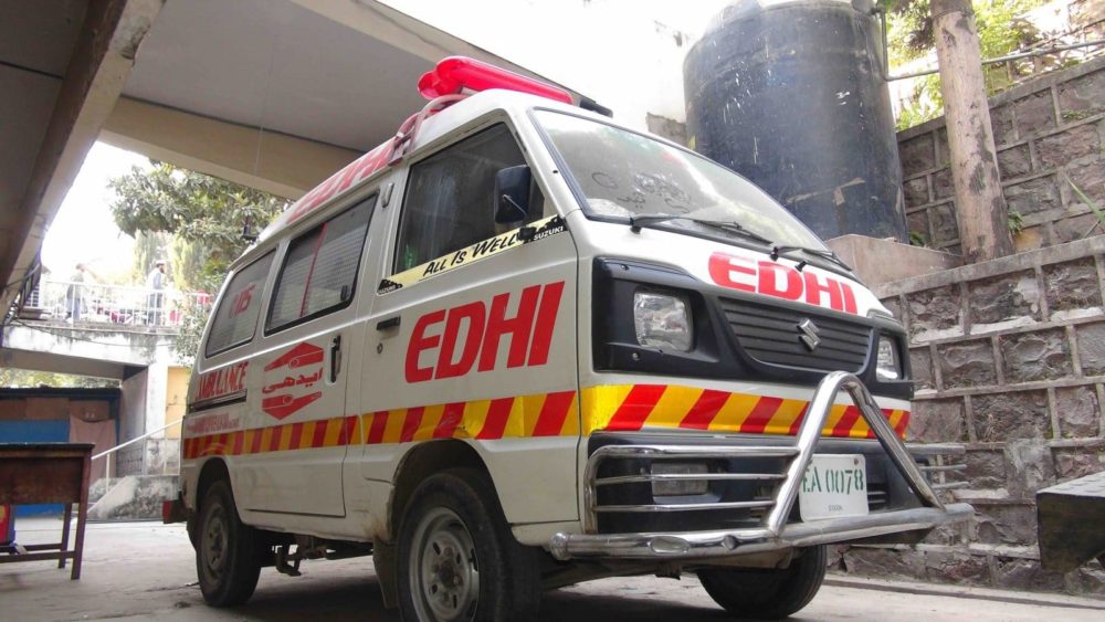 Edhi ambulance stolen