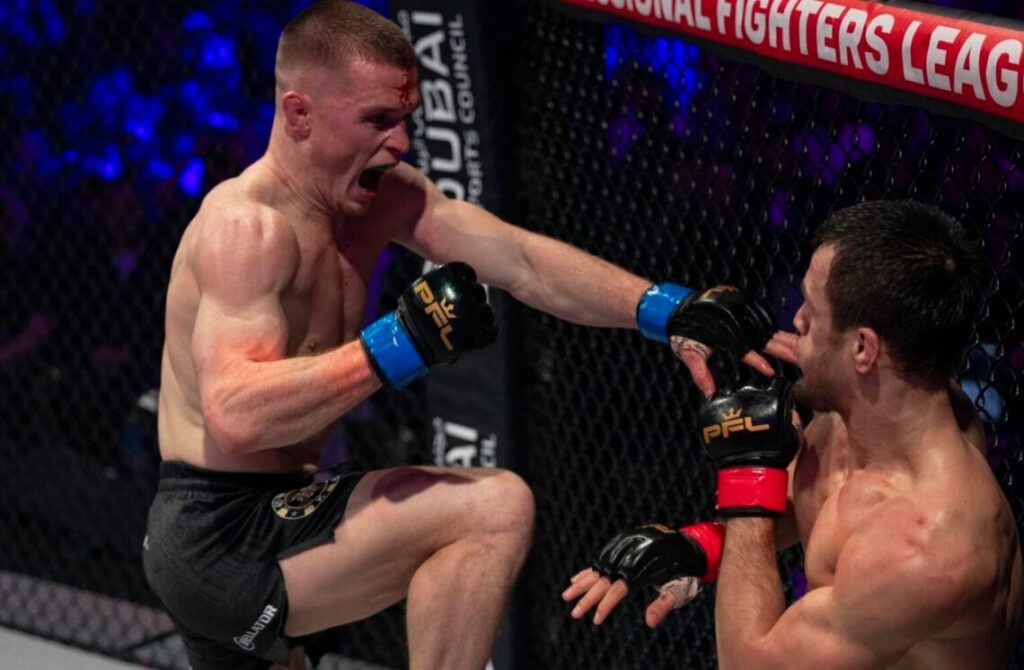 Usman Nurmagomedov retained his Bellator lightweight championship against Paul Hughes at the Coca-Cola Arena in Dubai.