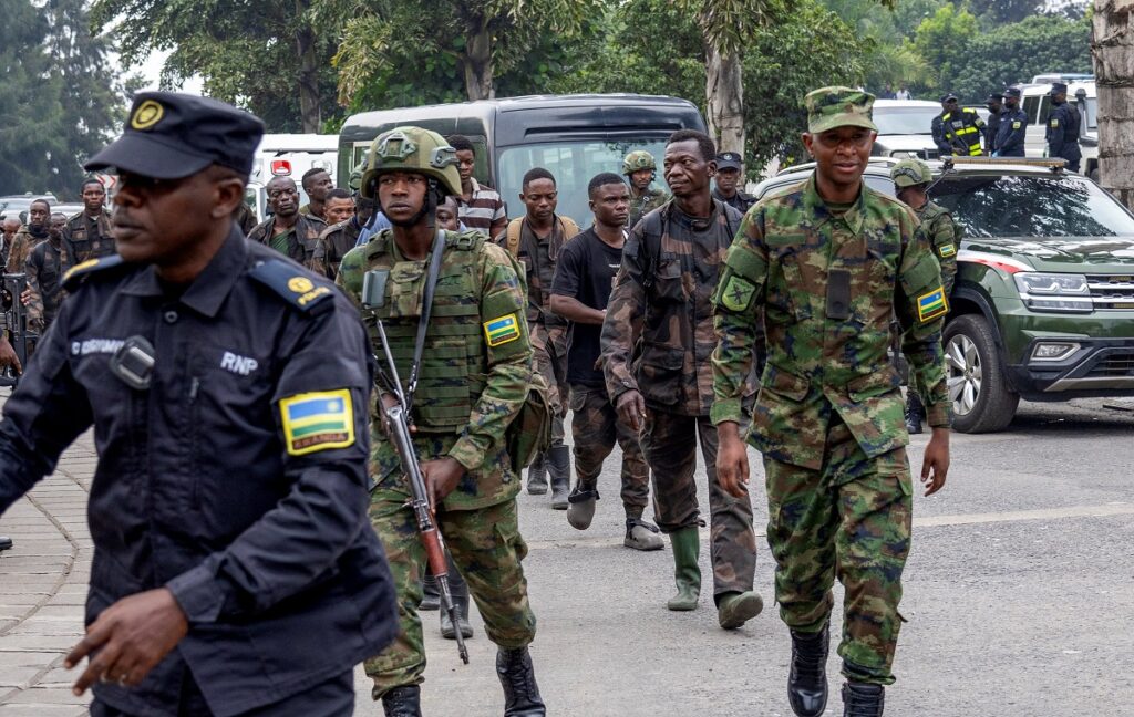 Rwandan-backed rebels marched into eastern Congo's largest city Goma on Monday, and the U.N. said they were supported by at least some regular Rwandan troops, in the worst escalation of a long-running conflict for more than a decade.