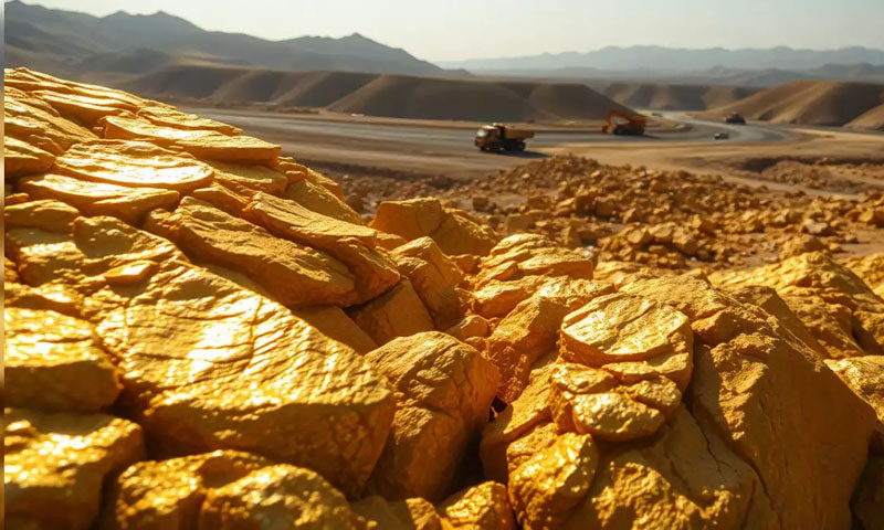 Gold reserves in Attock
