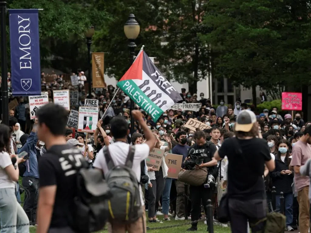 The US Education Department noted concerns about discrimination against Muslim, Arab and Palestinian students at Emory University in Atlanta