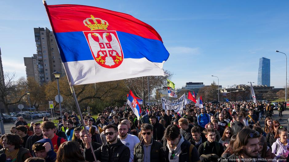 Despite two high-profile political resignations, students plan to protest from Belgrade to Novi Sad, blocking bridges over the Danube River