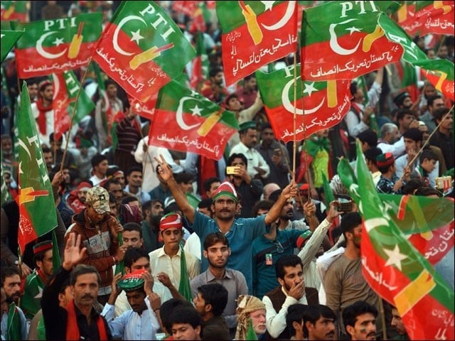 PTI protest