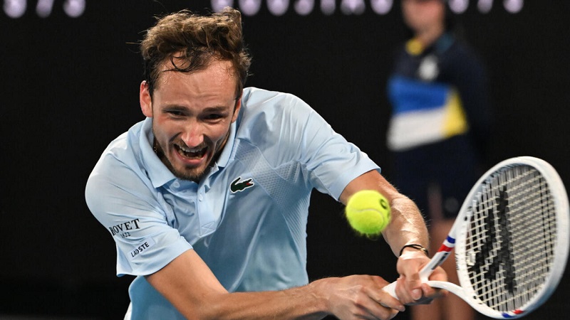 Daniil Medvedev reached his first quarter-final of 2025 in Marseille on Thursday as China's Zhang Zhizhen stunned fourth seed Hubert Hurkacz.