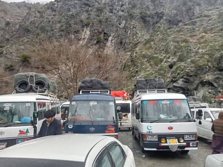 Karakoram Highway blocked due to land slides