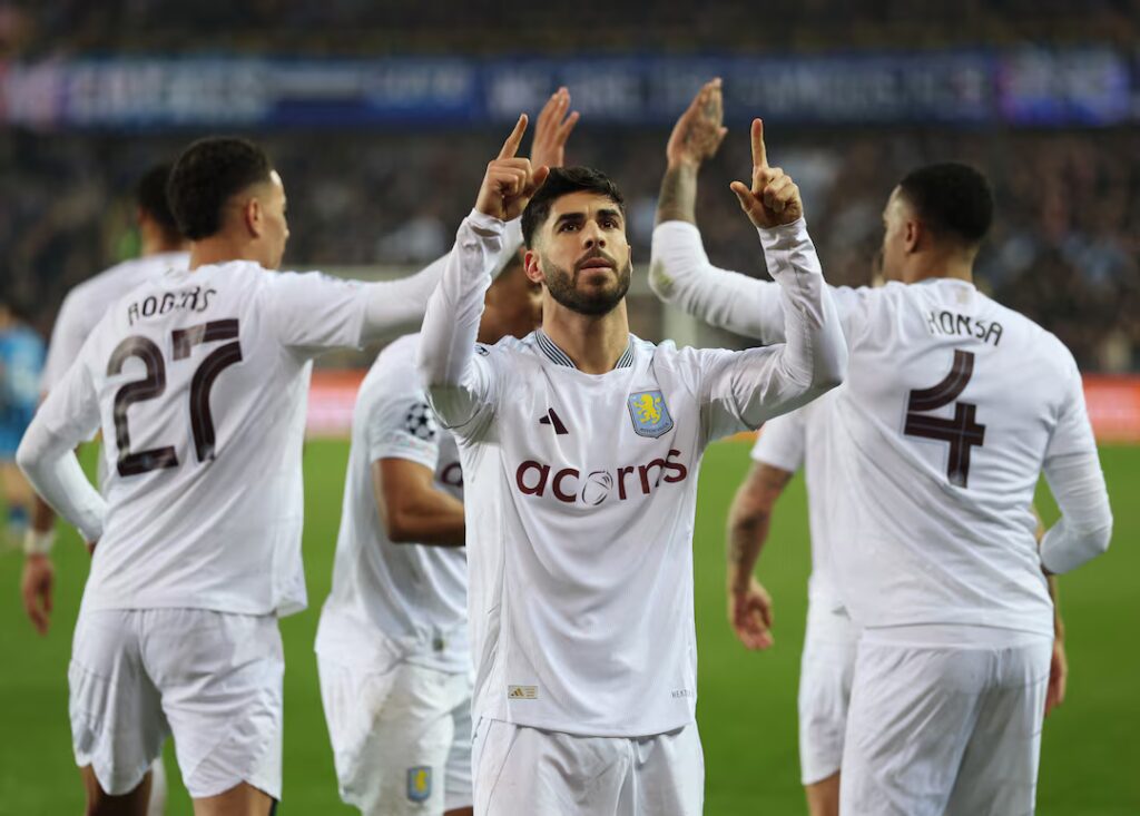 Aston Villa earned a 3-1 win away to Club Brugge in their Champions League last-16 first leg in Belgium on Tuesday.