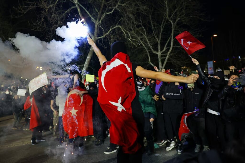 Anti-government protesters in Turkey said they planned to keep up a campaign of demonstrations triggered by the jailing of Istanbul's mayor - the biggest such opposition action in a decade - despite mass arrests and clashes with police.