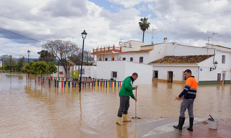 Heavy rains in Spain