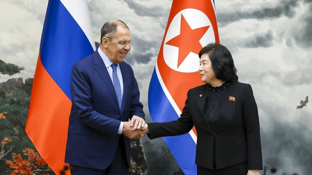 Russian Deputy Foreign Minister Andrei Rudenko is visiting North Korea, North Korean state media KCNA said on Saturday.