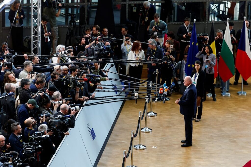 EU leaders said that they will continue to support Ukraine, but they did not immediately endorse a call by Ukraine's Zelenskiy.