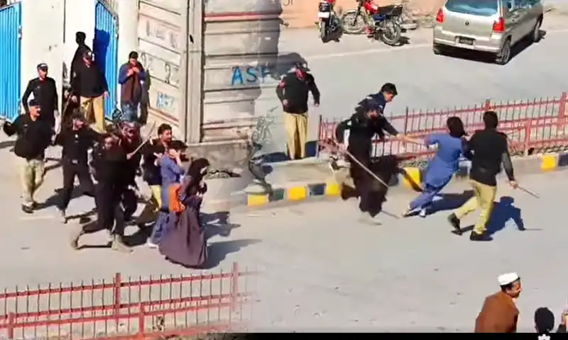 ajk university muzaffarbad police torture