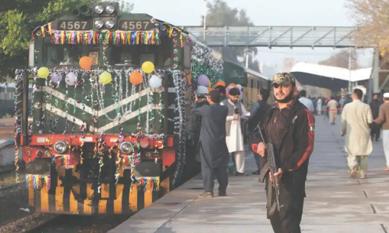jaffar express back on track