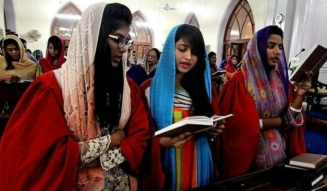 christian community celebrates good friday