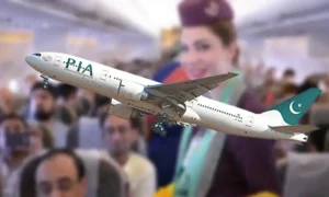 PIA air hostess attacked