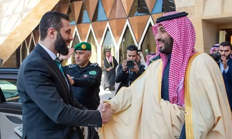 Saudi MBS with Syrian rebels