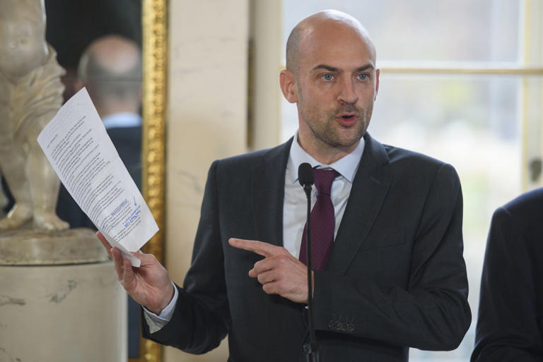 France accused Russian military intelligence of staging cyberattacks, including against President Macron's first election campaign in 2017.