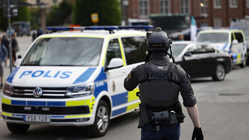 Swedish police said they had cordoned off a street in Malmo, after they found a suspected dangerous object.