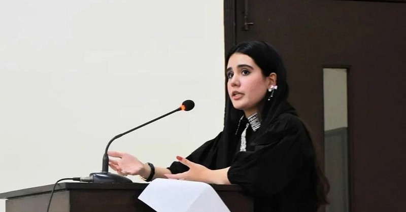 Alishba Khan Barech officially won the “Young Woman of the Year” category at the prestigious Women Changing the World Awards 2025.