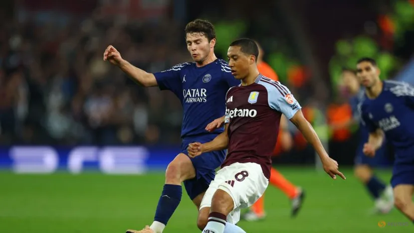 Paris St Germain kept alive their dream of a first Champions League title by squeezing past Aston Villa 5-4 on aggregate.