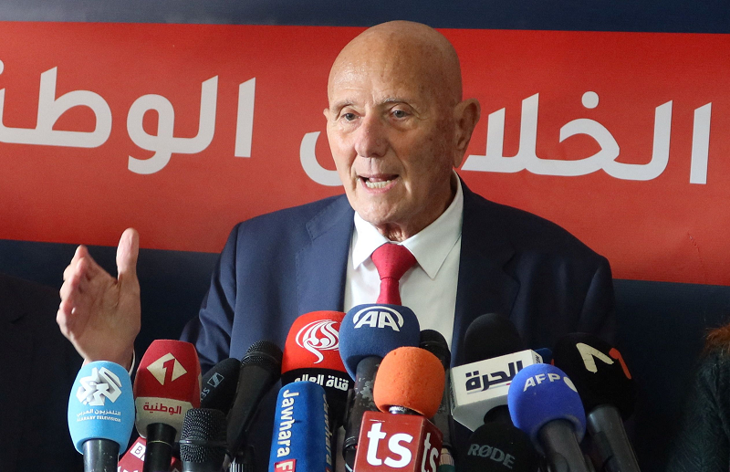 A Tunisian court is set to rule on the conspiracy case against prominent opponents, as lawyers protested, declaring the trial a farce.