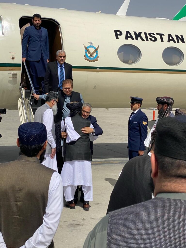 Dar arrives in Kabul
