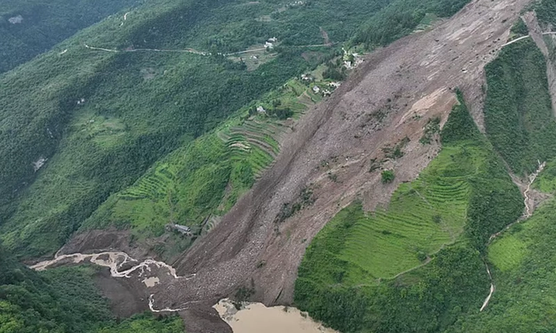 China landslides