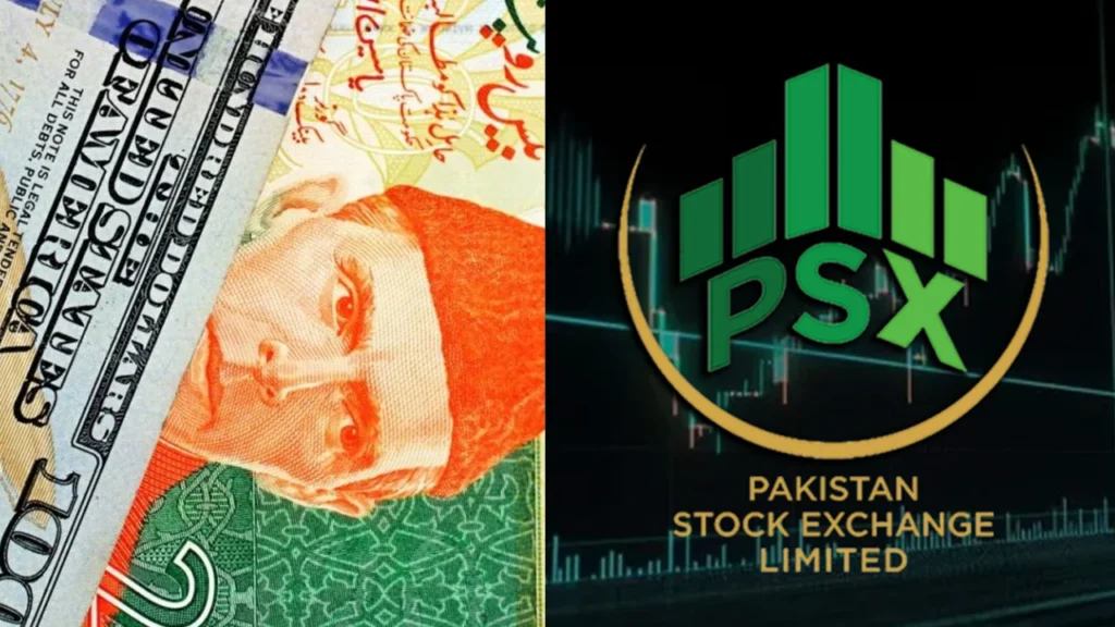 Intraday PKR to USD and PSX update