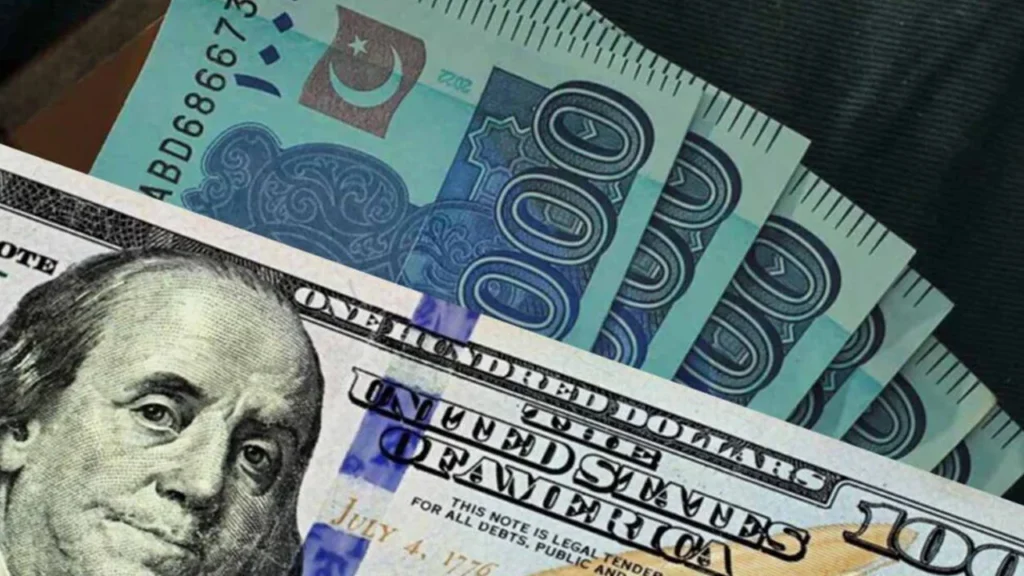 US dollar in Pakistani rupee
