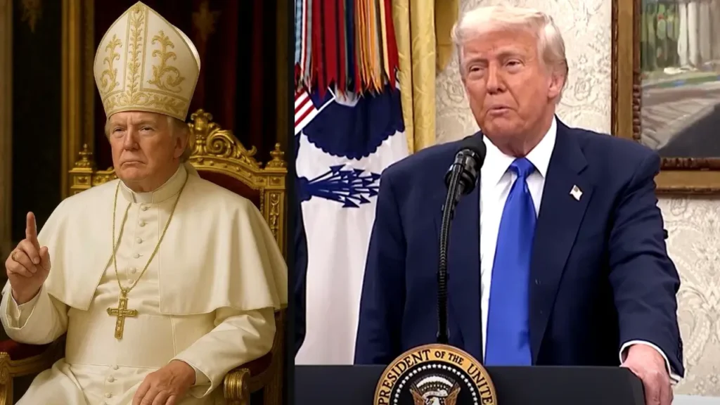 Trump AI pope