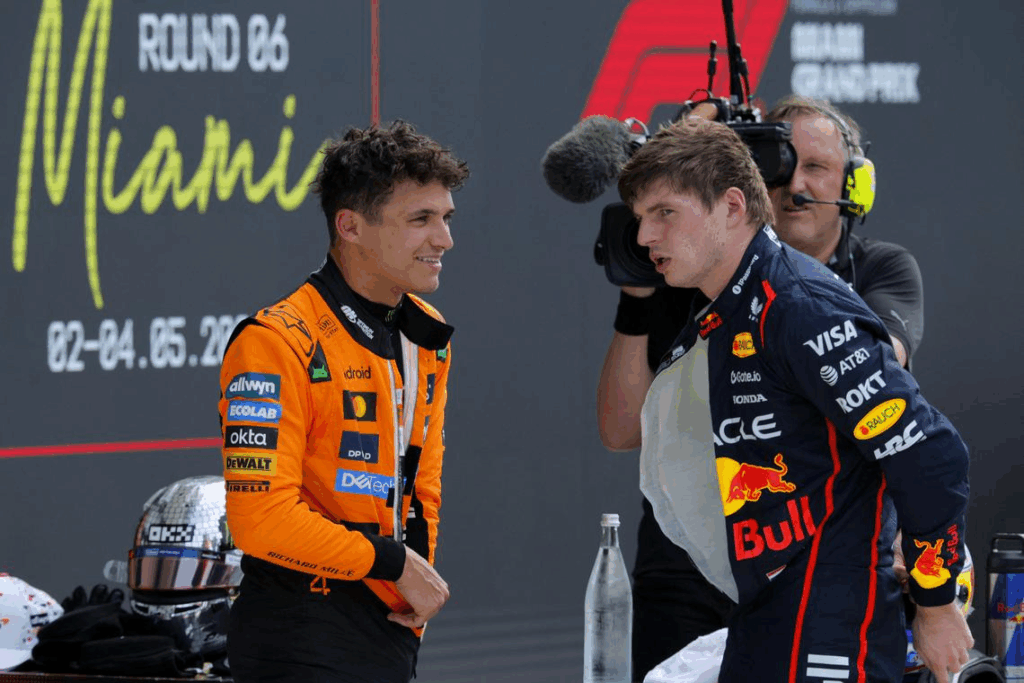 New dad Max Verstappen showed he was just as fast as a father after storming to pole position at the Miami Formula One Grand Prix.