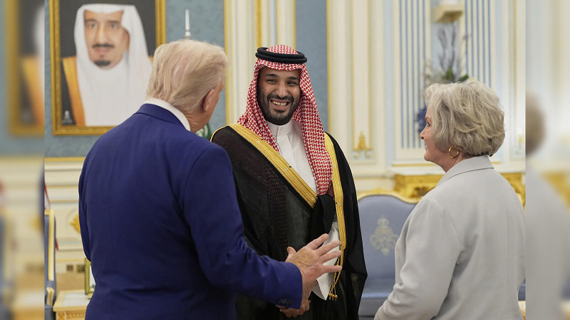 President Donald Trump lavished effusive praise on Saudi's de facto ruler, calling him 