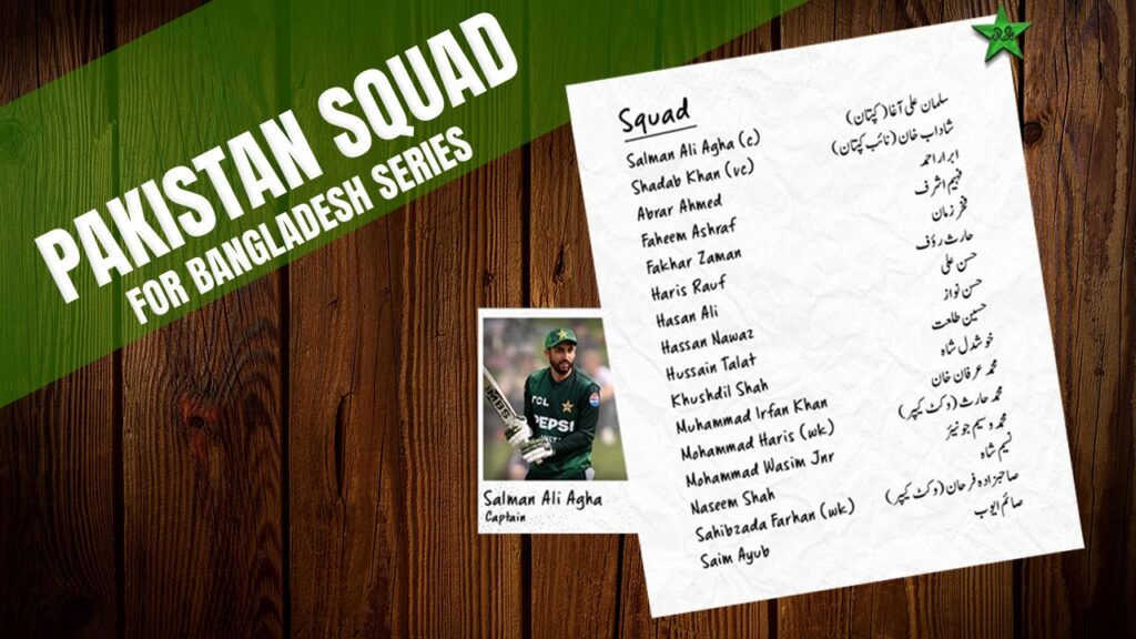 Pakistan squad