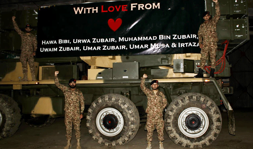 Pakistan launched a series of Fatah-1 missiles targeting key Indian military installations as part of its Operation Bunyan un Marsoos.