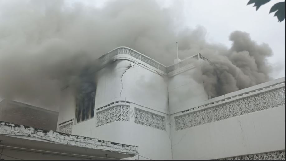 School fire in Sarai Alamgir