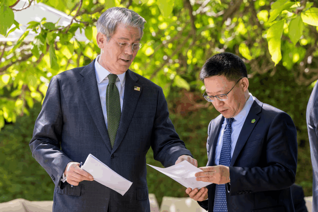 US trade talks with China are 