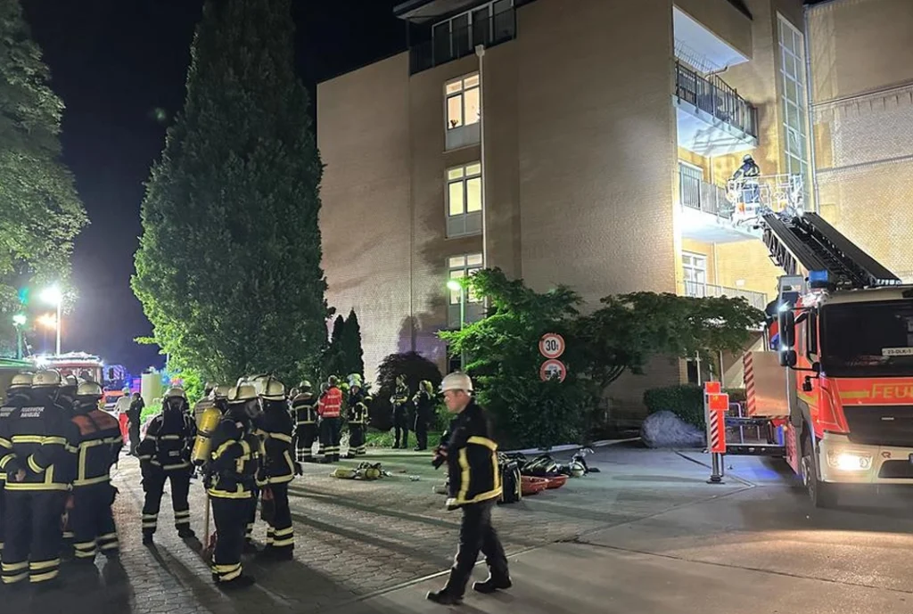 Hamburg hospital fire
