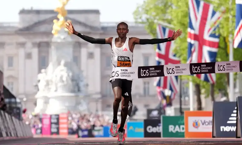 Kenya's world-leading marathon runner Sabastian Sawe