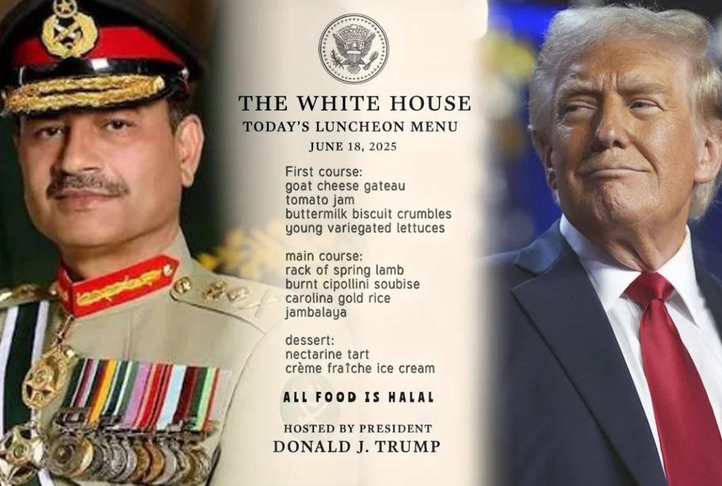 Field Marshal lunch menu