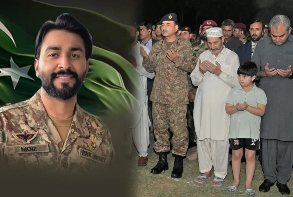 Major Moeez funeral